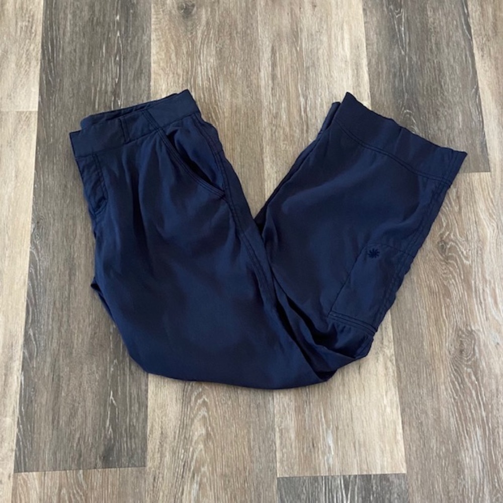 ATHLETA Dark Blue Lightweight Cargo Pants 2 Petite